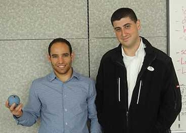 David Young MBA ’13 (left) and Francisco Aguilar MBA ’12.