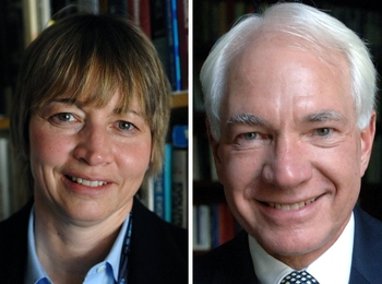 Maria Zuber and Claude Canizares