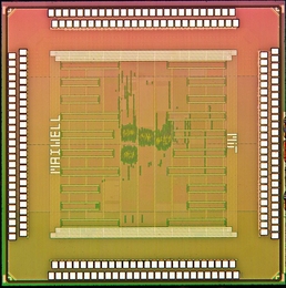 Die photo of the processor chip.