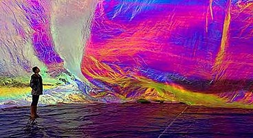 Commissioned by The Arts Catalyst, Tomas Saraceno's "Poetic Cosmos of the Breath" was launched at dawn on Sept. 22, 2007, at Gunpowder Park, Essex, United Kingdom.  