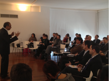 Sanjay Sarma teaches his "Radical Innovation" course in Italy in February.