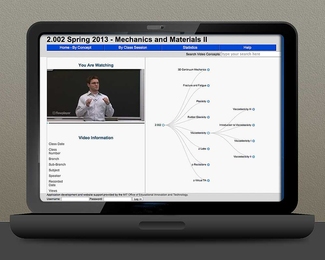 The online version of 2.002 offers video lectures searchable by keyword, and organized as a tree of basic concepts that branch into related subtopics.