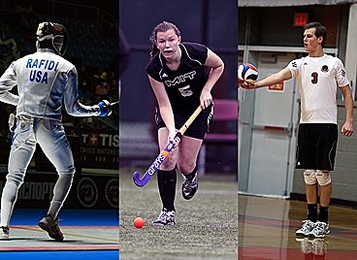 From left: Joseph Rafidi, Molly McShane and Matt Hohenberger