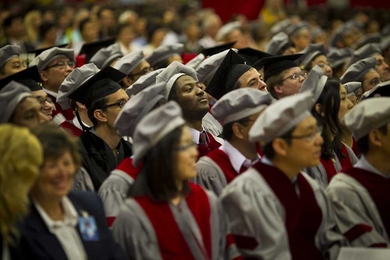 In the academic year 2012-2013, 587 doctoral degrees were awarded. 