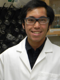 Wesley Hong in the Electrochemical Energy Lab of MIT Professor Yang Shao-Horn.