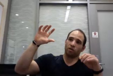 Via live webinar, David Young explained how his startup, Bounce Imaging, aims to produce low-cost, complex imaging technology for soldiers and first responders.