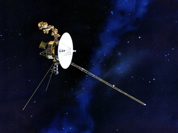 Illustration of the Voyager spacecraft