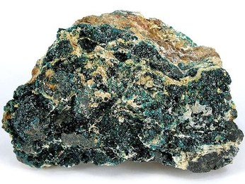 A sample of the mineral herbertsmithite.