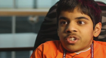 A screenshot of Prashanth Venkataram ’14 from one of the UROP Profile videos. 