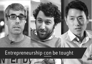 three headshots, side by side