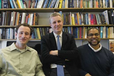 William Braff PhD ’14, Martin Z. Bazant, and Cullen Buie are developing a low-cost, high-capacity, battery.
