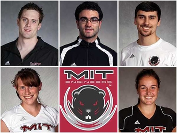 Seniors Craig Cheney, Joey Rafidi, Paul Syta, Michelle Teplensky, and Maddy Wharton.