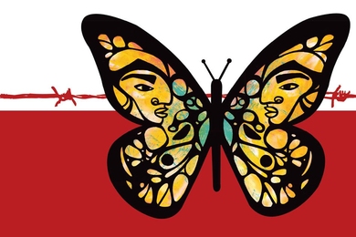 Cover of "Out of the Shadows, Into the Streets!" (MIT Press), by Sasha Costanza-Chock, an assistant professor of civic media in the Department of Comparative Media Studies/Writing at MIT.