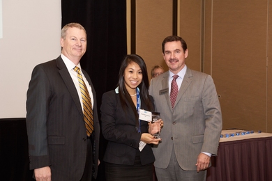 Left to right: Wes Kremer, Raichelle Aniceto, Greg Hamilton