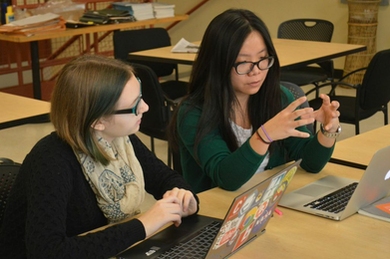Ruby Fu and Elise Bickford