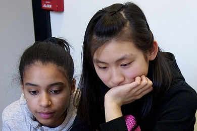 Leah Delacruz and Emily Sun