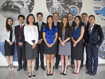 2015 Samuel Tak Lee Fellows: Qing Wang, Wangke Wu, Wensi Zhai, Jintai Li, Karmen Cheung, David Wang, Stacey Middlebrook, Kevin Murphy, Dandi Li, Yifei Lu, and Waishan Qiu
