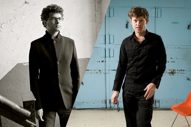 (left to right)
"Persona" is a collaboration of Keeril Makan (left) and Jay Scheib. 