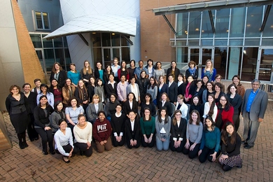 Sixty-one women from 25 institutions attended the 2015 MIT Rising Stars in EECS workshop. 