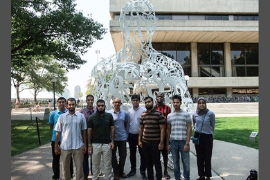 Masdar Institute PhD students at MIT for the fall term, conducting research and attending classes