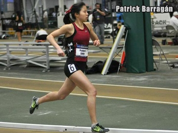 Maryann Gong '17 posted the fastest time for 3,000 meters in Division III so far this season at the Bowdoin Invitational.
