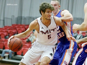 Freshman Bradely Jomard became the fourth MIT men's basketball player in the history of the program to be named the NEWMAC Rookie of the Year. 