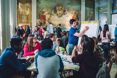 Students participate in the 2016 Undergraduate Practice Opportunities Program Independent Activities Period workshop. 