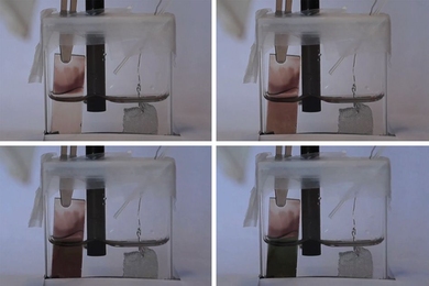 Researchers at MIT have developed a new way of making windows that can switch from transparent to opaque using electrochromic materials. Once the glass is switched from clear to dark, or vice versa, the new system requires little to no power to maintain its new state; unlike other materials, it only needs electricity when it’s time to switch back again. 