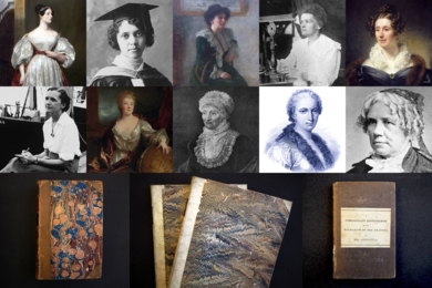Pioneering women of science, tech, engineering, and math represented in the MIT Libraries' collections include: Ada Lovelace, Alice Ball, Hertha Ayrton, Marie Curie, Mary Somerville, Rachel Carson, Emelie du Chatelet, Caroline Herschel, Maria Agnesi, and Maria Mitchell.