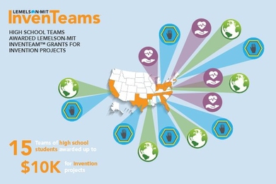 The 2016-2017 MIT-Lemelson InvenTeams hail from around the United States.