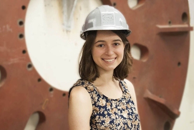 “As a child I would throw a ball through the air and wonder why it made a curved shape; I would hold an ice cube in my hand and wonder at the processes that made it melt. And it turned out there are physical models for all those things and you can explain them somehow with math. That was just really beautiful for me,” says MIT graduate student Libby Tolman.
