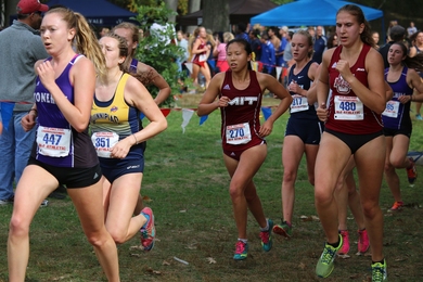 Senior Maryann Gong competes at the New England Championships.