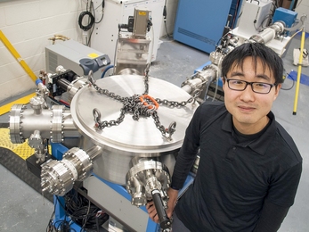 At MIT, Hong Sio can be found in the PSFC High-Energy-Density Physics (HEDP) accelerator facility, which develops and characterizes nuclear diagnostics for inertial fusion facilities across the country, including NIF and OMEGA. "The opportunity to be so deeply involved at these world-class facilities as a graduate student is nothing short of remarkable,” he says.