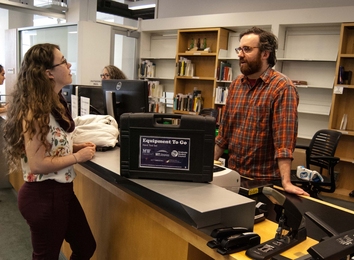 Equipment to Go kits can be checked out for one week from Rotch Library.