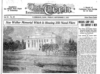 The Tech announced Walker Memorial’s opening in 1917.