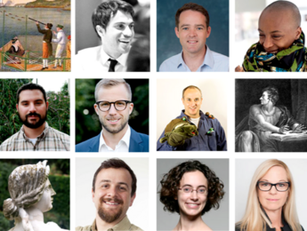 New SHASS faculty members include: (top row, l-r) Martin Beraja, Dave Donaldson, and Amah Edoh; (middle row, l-r) E. J. Green, Simon Jäger, and Eric Klopfer; (bottom row, l-r) Justin Reich, Miriam Schoenfield, and Lisa Parks.