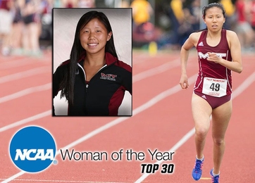 Former cross country/track and field standout Maryann Gong