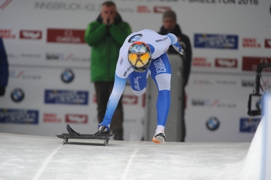 AJ Edelman '14 caught the Olympic bug while watching the Olympic bobsled trials in the Burton 2 lounge in 2013.