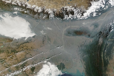 Air pollution in Bangladesh and Northern India