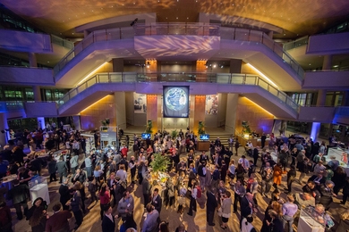 More than 450 attendees gathered at Benaroya Hall, the home of the Seattle Symphony, for the largest-ever MIT community event in Seattle. 