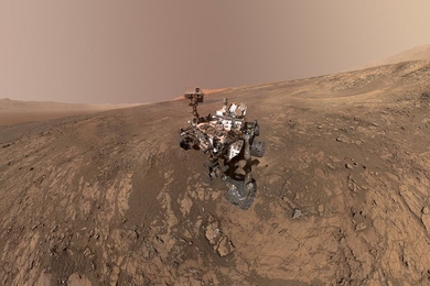 NASA’s Curiosity Mars Rover snaps a self-portrait on Vera Rubin Ridge.