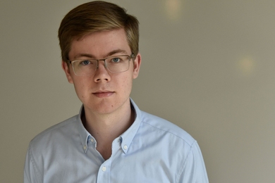 Chemical engineering graduate student Connor Coley is researching ways to improve automation and computer assistance in synthesis planning and reaction optimization with medicinal chemistry applications.