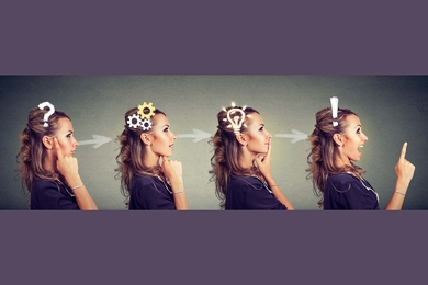 As it moves from a raw perception to a categorical judgement, information is processed via a gradual progression among many areas of the brain's cortex.