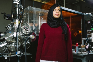 Takian Fakhrul, a fourth-year PhD student in MIT's Department of Materials Science and Engineering.