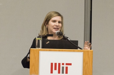Associate Professor Caitlin Mueller presented on creative computing for high performance design in structural engineering.