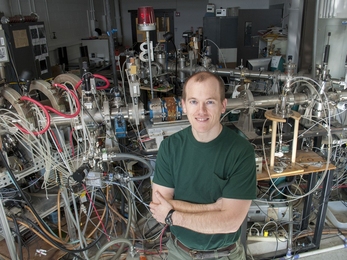 “It's useful to peek over someone’s shoulder," says Kevin Woller of the students he mentors. "The accelerator is a large machine. It’s not easy to put someone in front of it and say ‘OK, operate it!’"