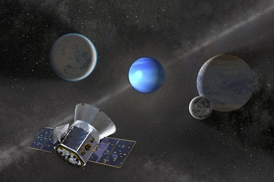 NASA’s TESS mission, which will survey the entire sky over the next two years, has already discovered three new exoplanets around nearby stars.