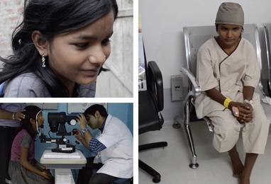 Poonam was 13 years old and blind from cataracts when Project Prakash provided her with surgery to restore her sight.