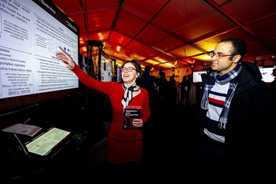 In a network analysis of data tied to Sierra Leone’s 2014 Ebola virus outbreak, PhD student Marie Charpignon discovered that poor health care access helped to explain why Sierra Leone fared worse than neighboring Guinea or Liberia relative to its population. Here, she explains her results during the Feb. 26-28 MIT Schwarzman College of Computing celebration.