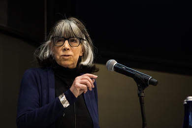Professor Susan Silbey provided a rousing defense of the humanities during her lightning talk at the 2019 MacVicar Day symposium.